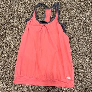 Maurices Coral Tank Top with Built in Sports Bra